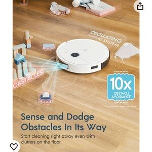 yeedi vac 2 pro Robot Vacuum and Mop Combo,Powerful 3000Pa Suction with Mop